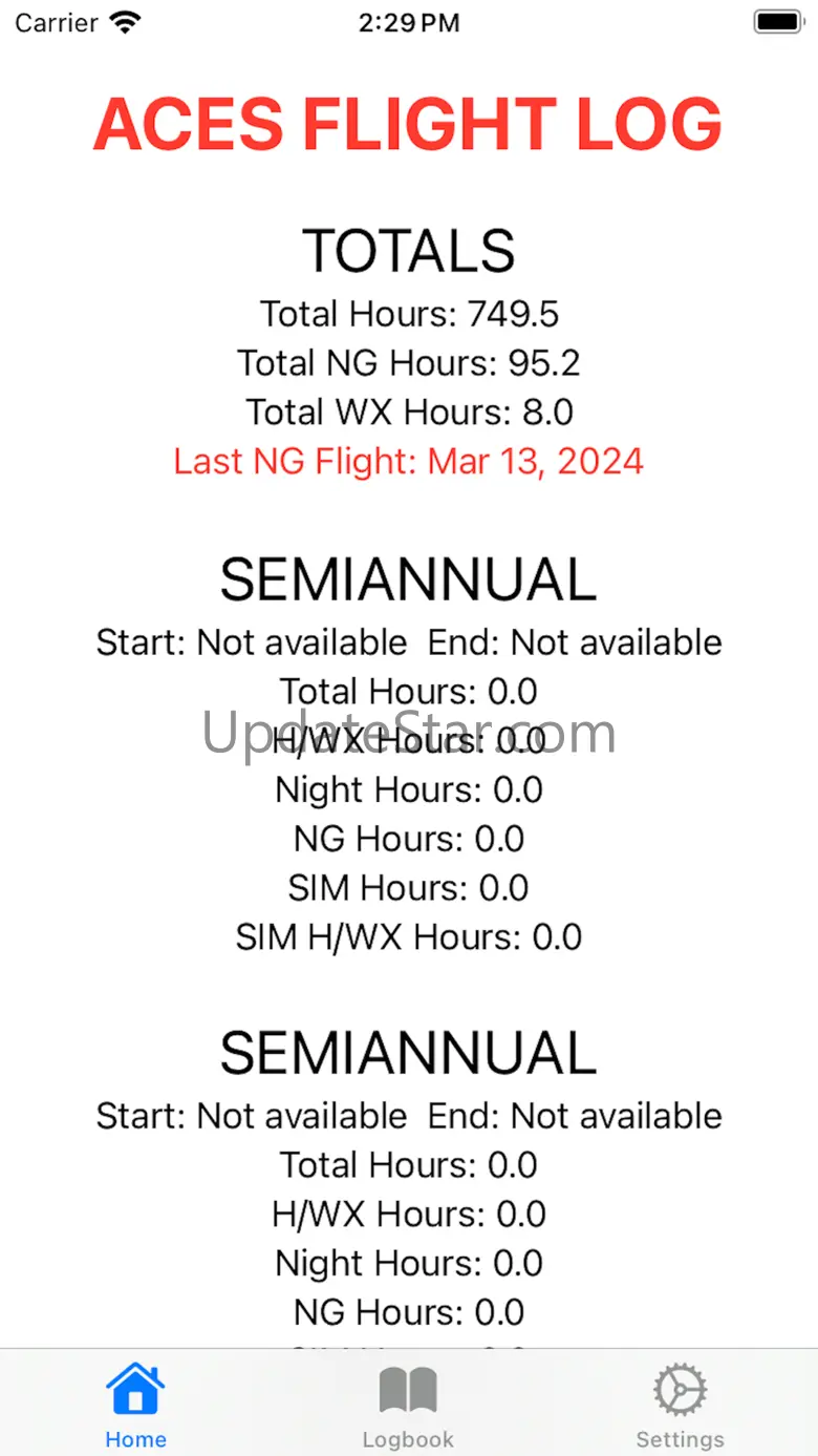 ACES FLIGHT LOG 3.0
