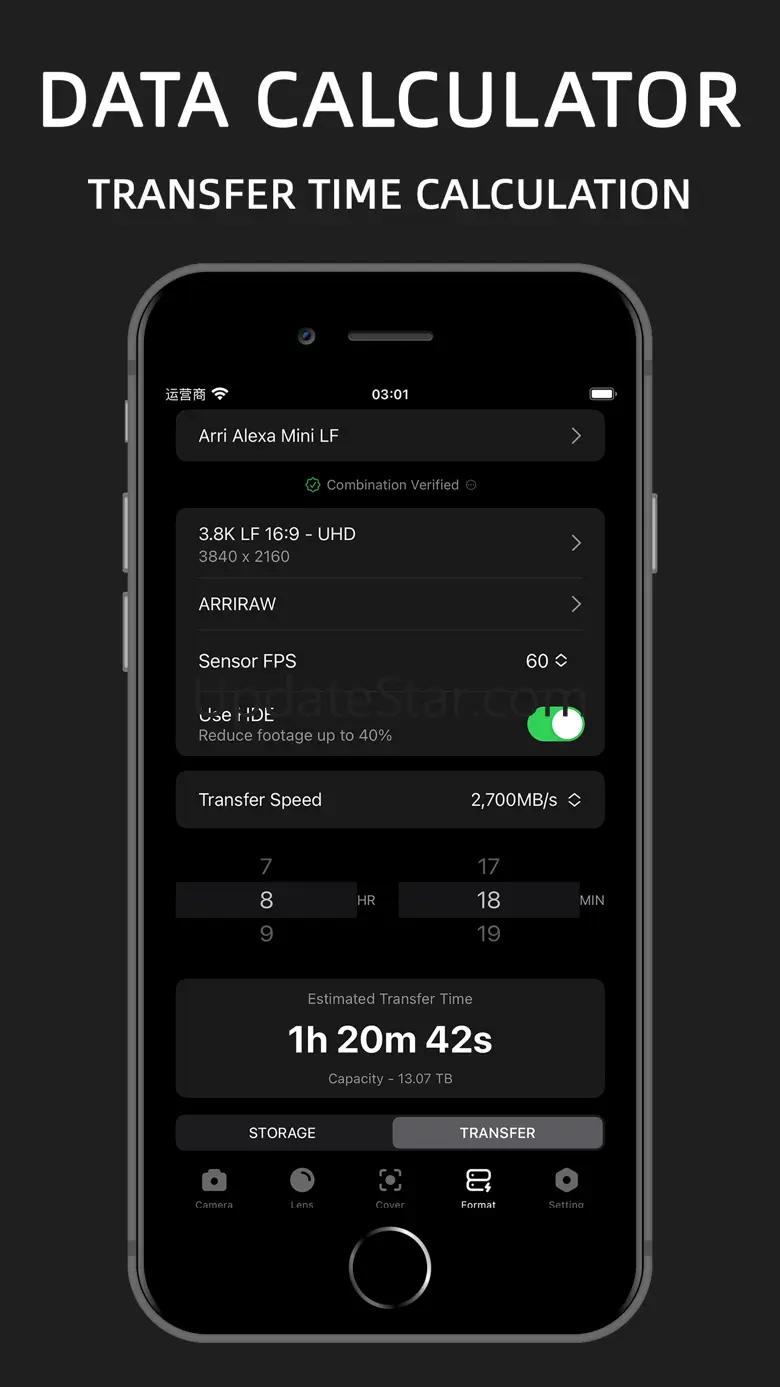 DPBOX:Cam&Lens Specs,Data Calc 1.6