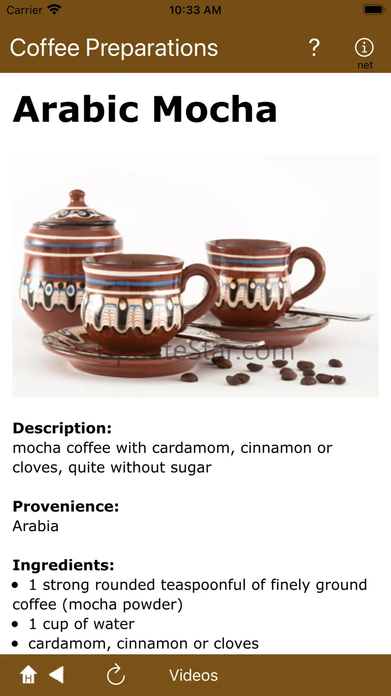 Coffee Preparations 1.7
