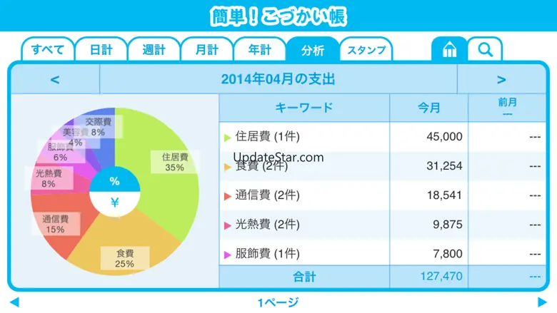 簡単！こづかい帳 - 無料 簡単 人気の家計簿 1.32.4