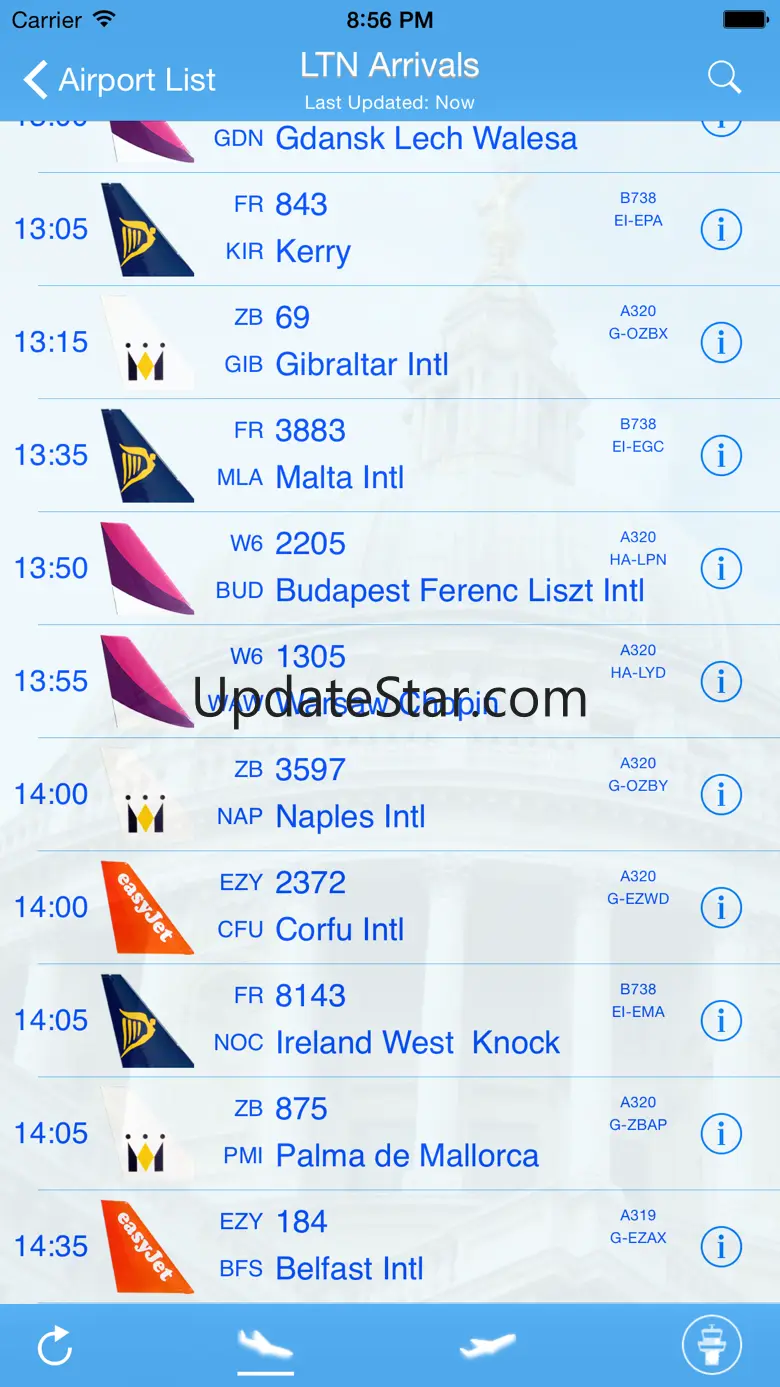 London Luton Airport - iPlane Flight Information 8.0