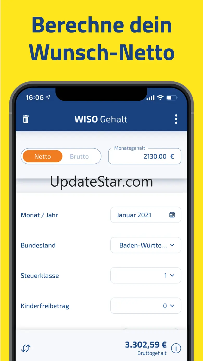 WISO Gehalt – Brutto Netto 3.5.1