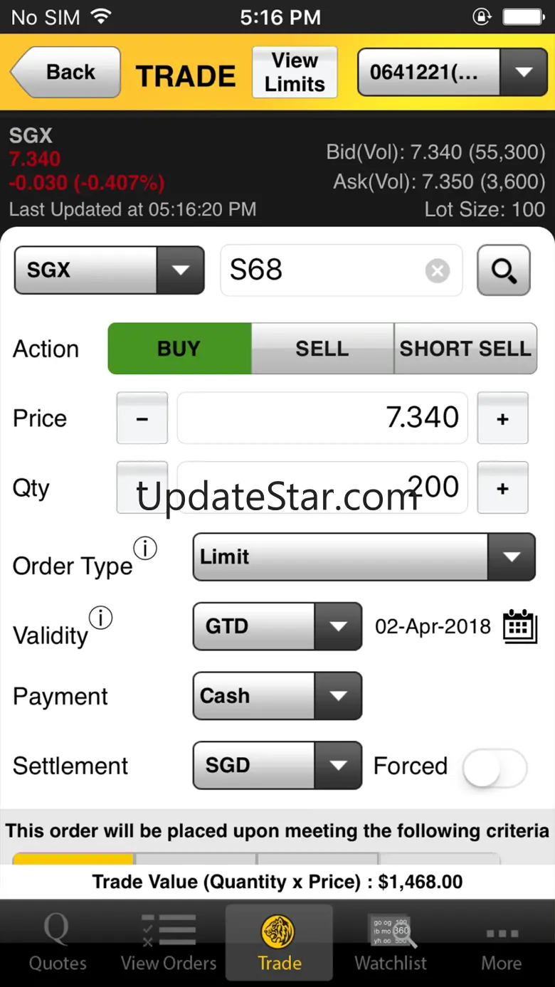 Trade SG 1.4.30