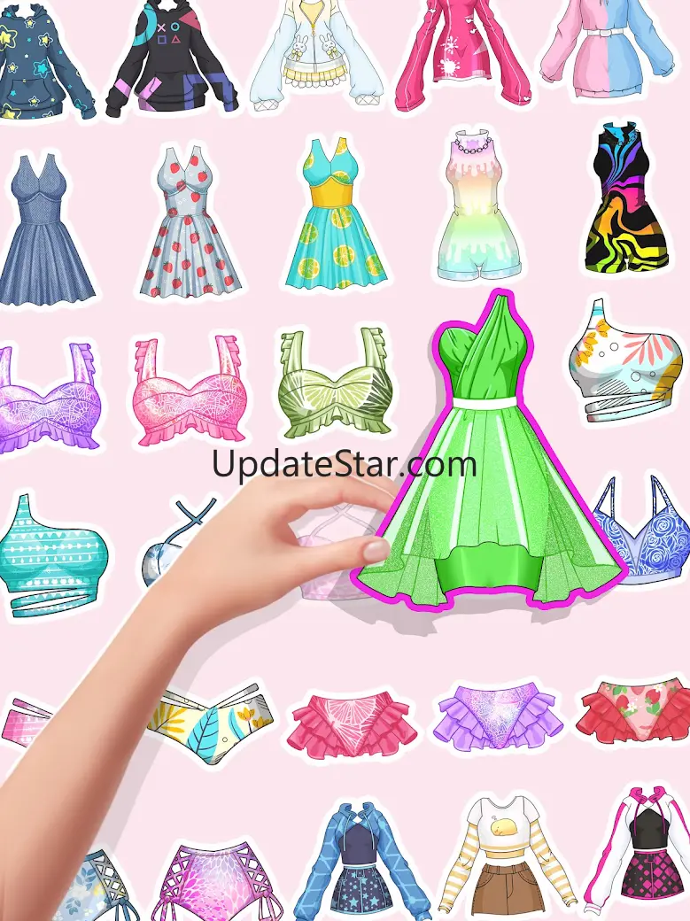 Sticker Doll DIY Dressup Diary 0.0.17
