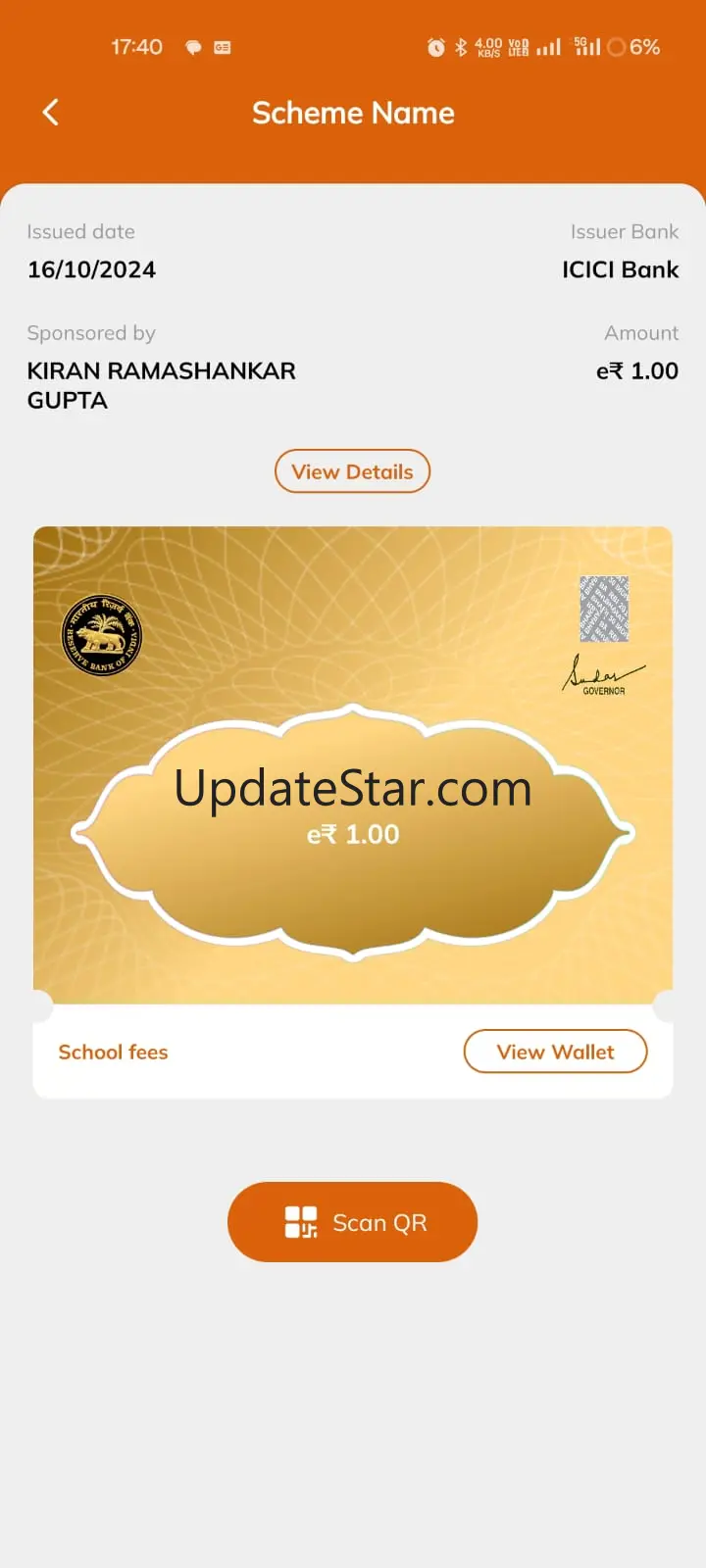 Digital Rupee By ICICI Bank 3.7