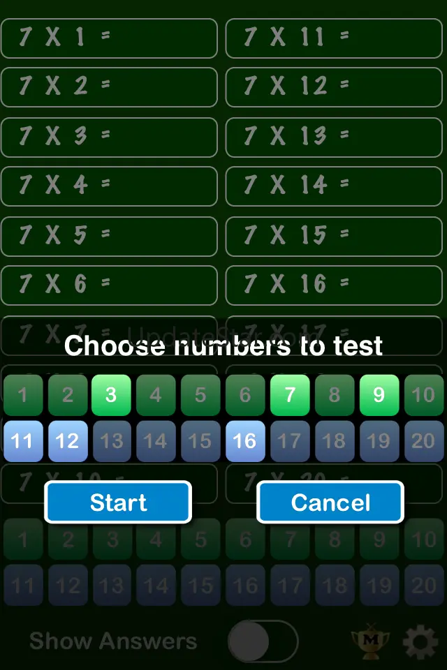 Math App - Times Table 1.95