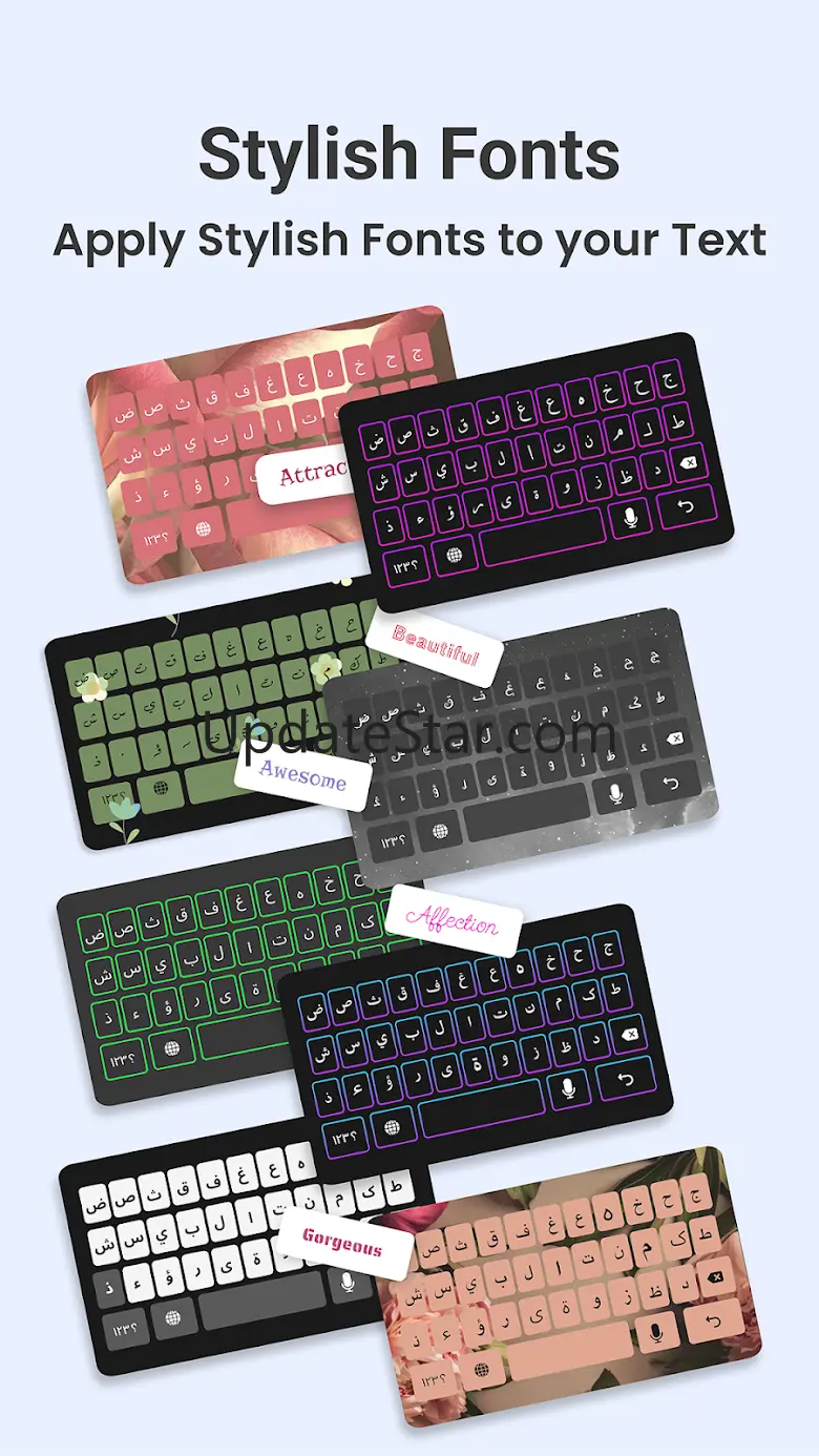 Arabic Keyboard - Font & Emoji 2.9