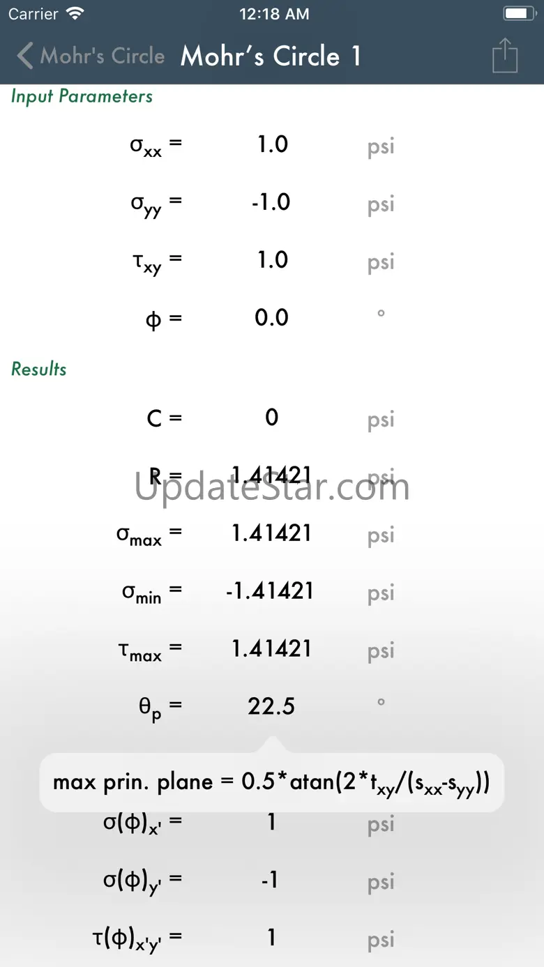 Mohr's Circle 3.0.3