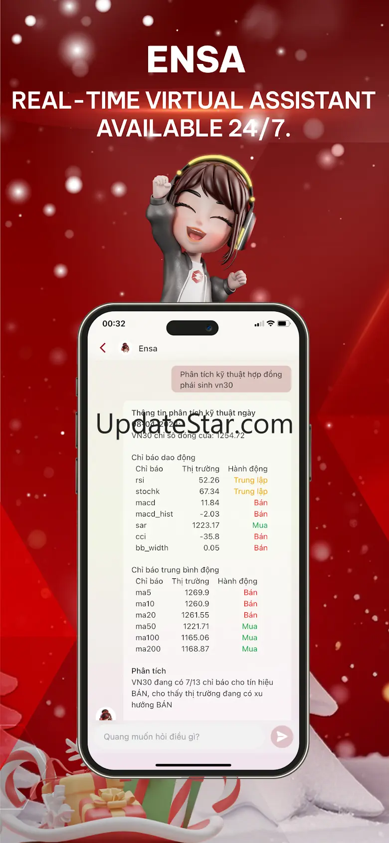 Entrade X by DNSE: Stocks 2.108.6