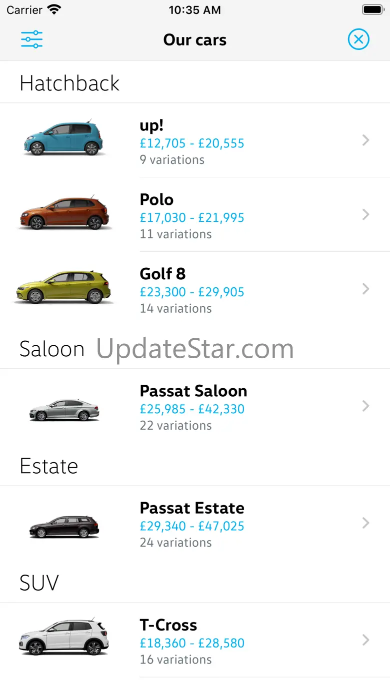 Volkswagen UK Car Configurator 2.8.29