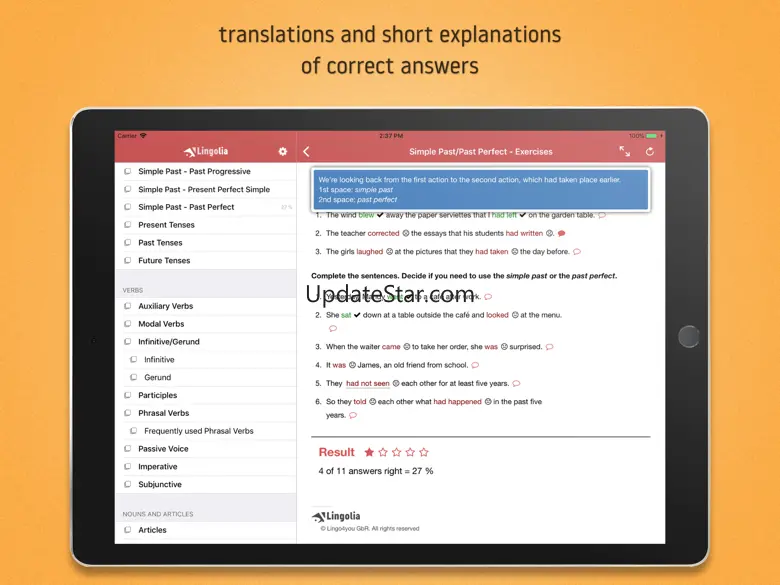 Lingolia English Grammar 3.3.2