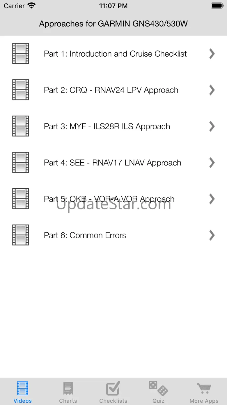 Approaches GARMIN GNS430/530W 3.0