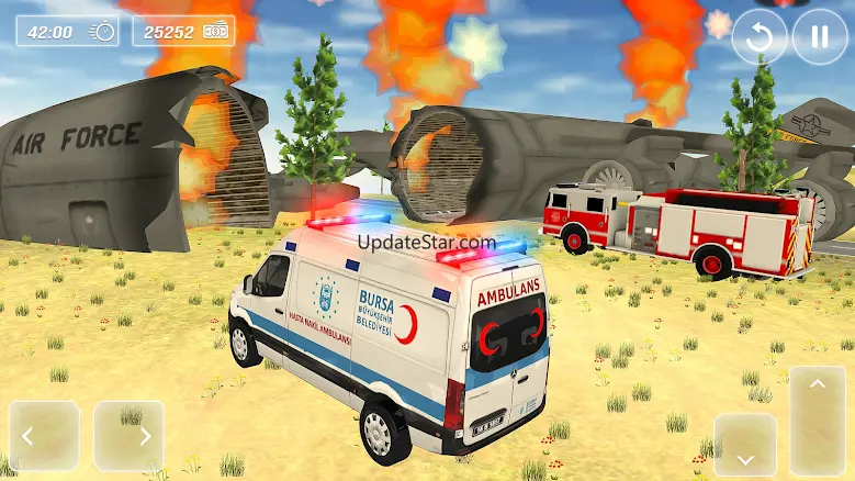 Ambulance Driving Rescue Games
