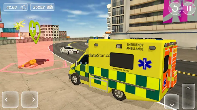 Ambulance Driving Rescue Games
