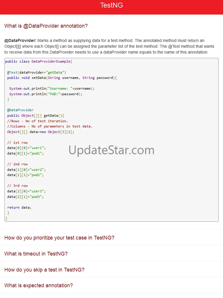 Selenium Interview Questions 31.0.0
