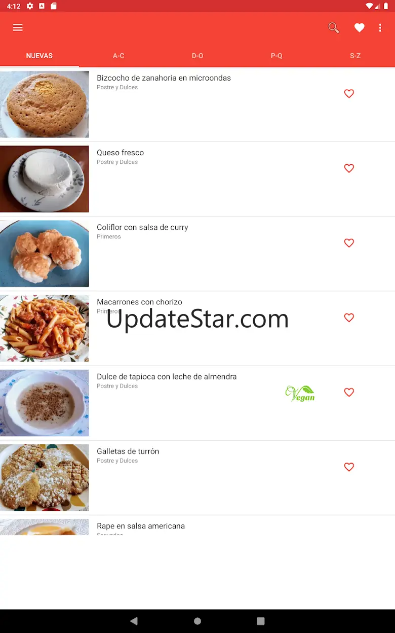 Recetas para Monsieur Cuisine 1.1.1