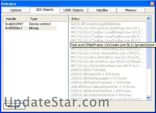 Deleaker Add-in for Visual C 2.1