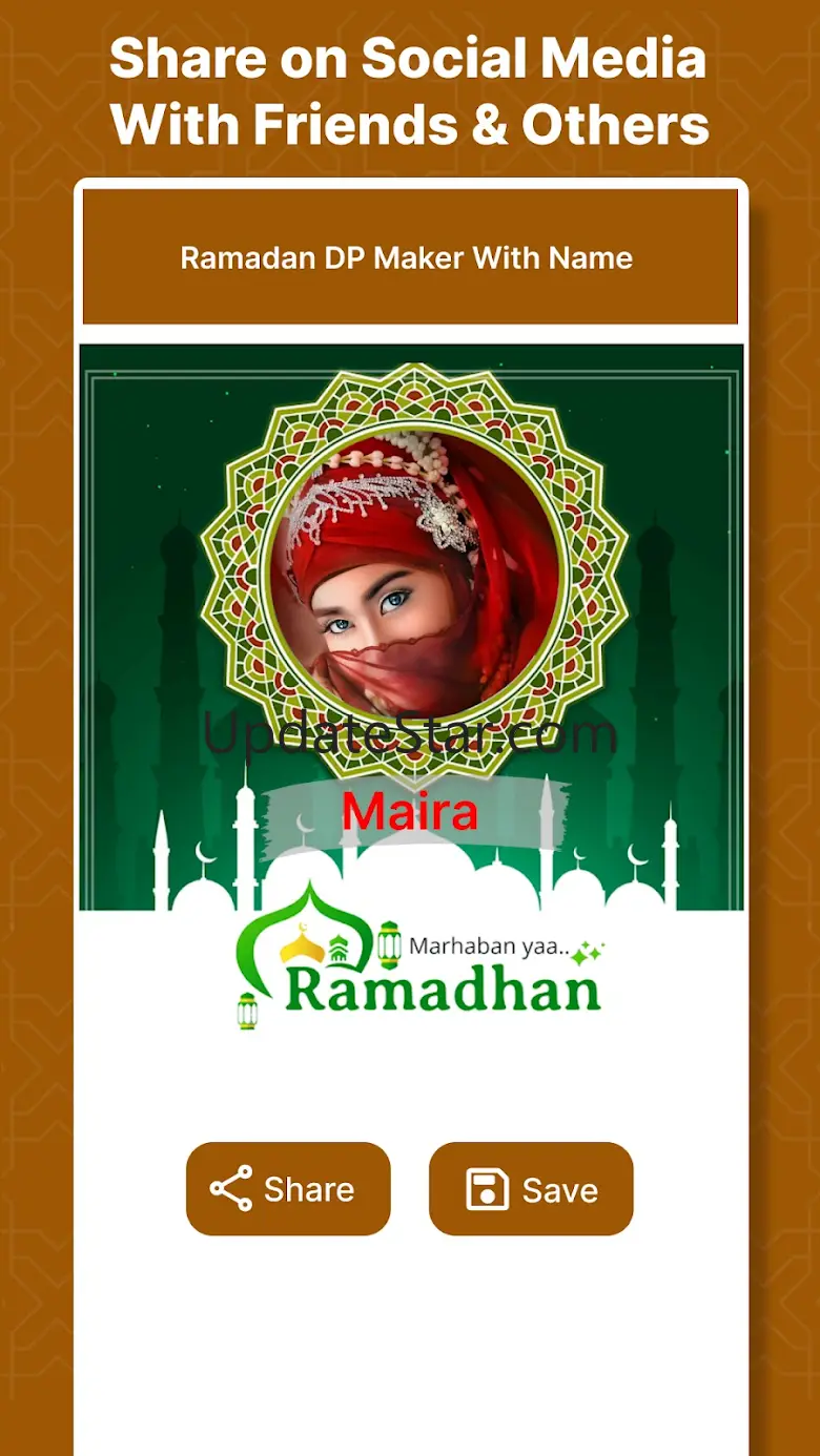Ramadan Mubarak Name DP Maker 1.1.1