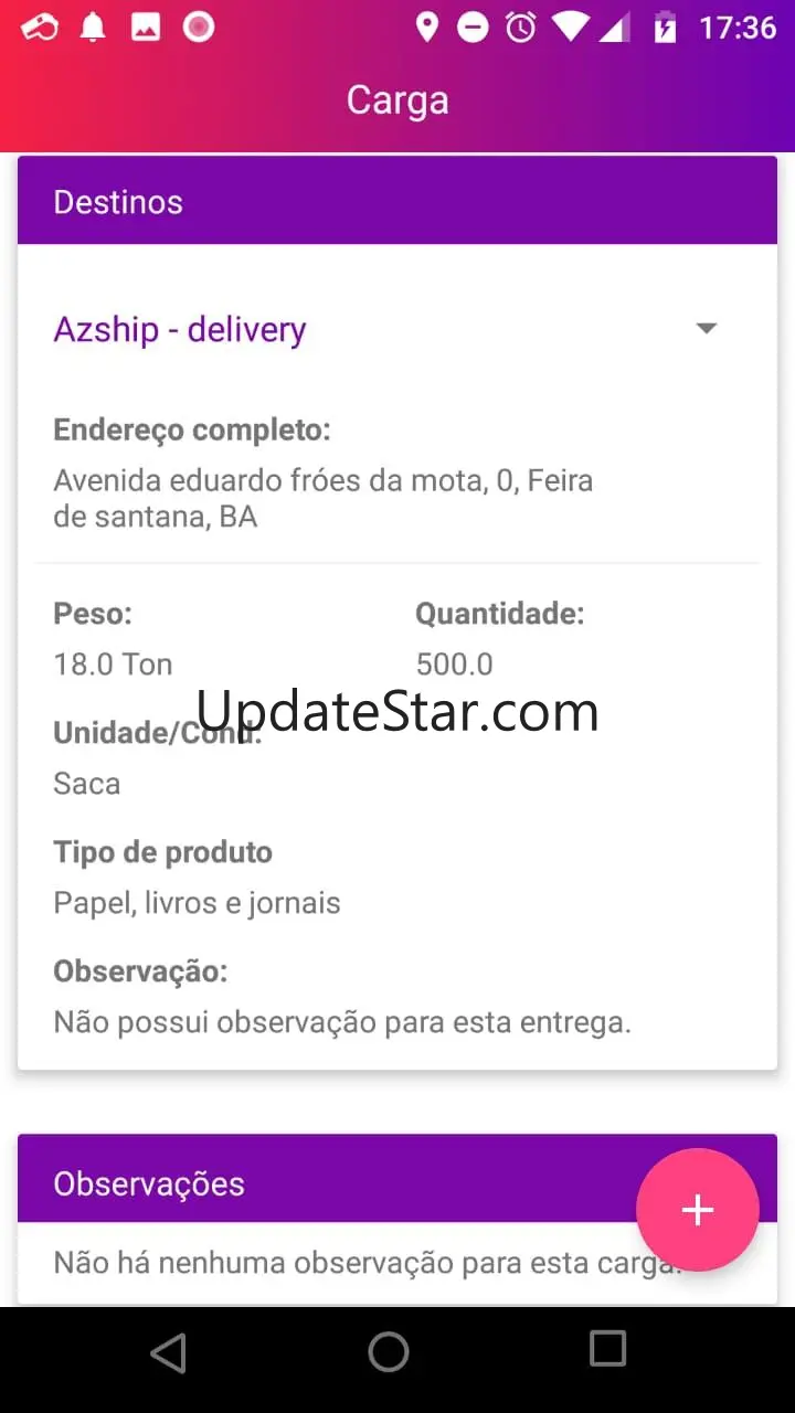 AZShip - Motorista