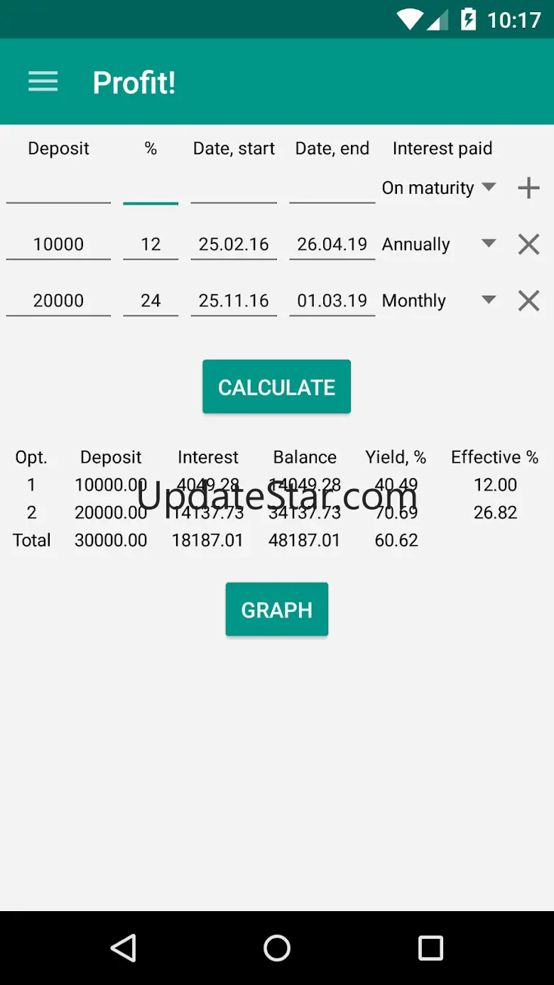 Profit! - Deposit Calculator 2.0.2