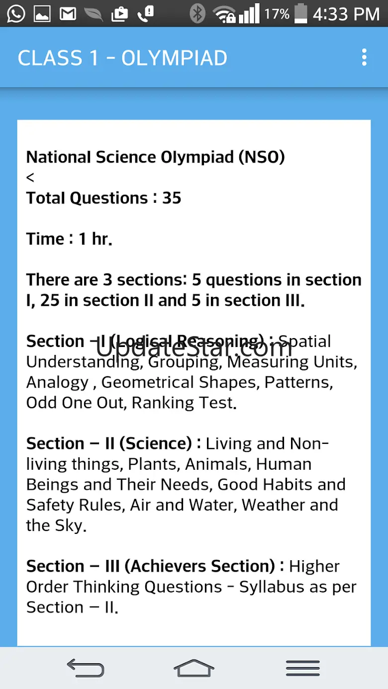 CLASS 5 - OLYMPIAD 8.0