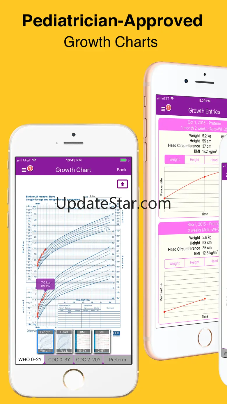 Baby Growth Chart Percentile 3.0.1