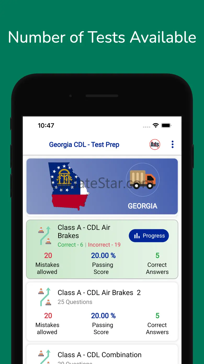 Georgia CDL Permit Practice 6.0