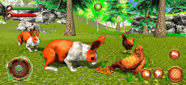 Pet Bunny Rabbit Forest Life 1.5