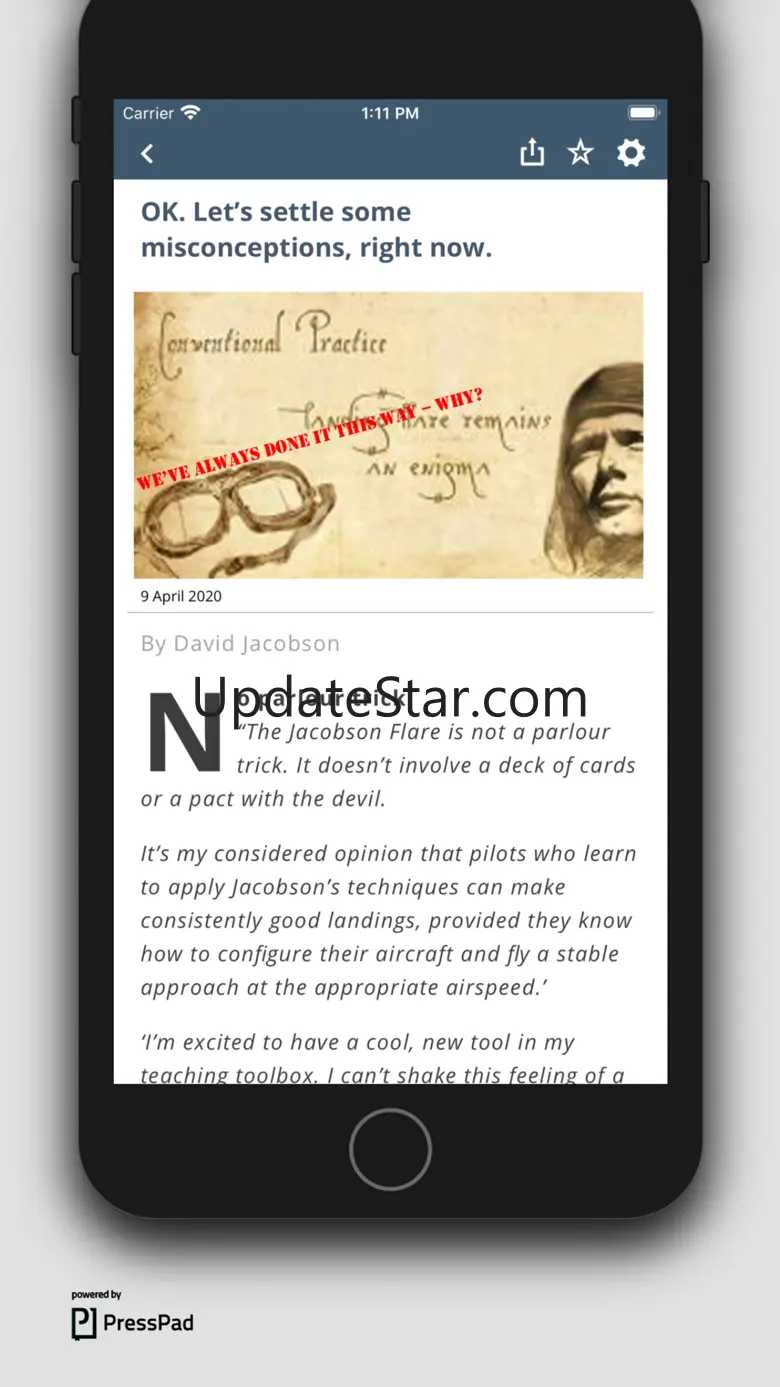 The Jacobson Flare News 5.2.0