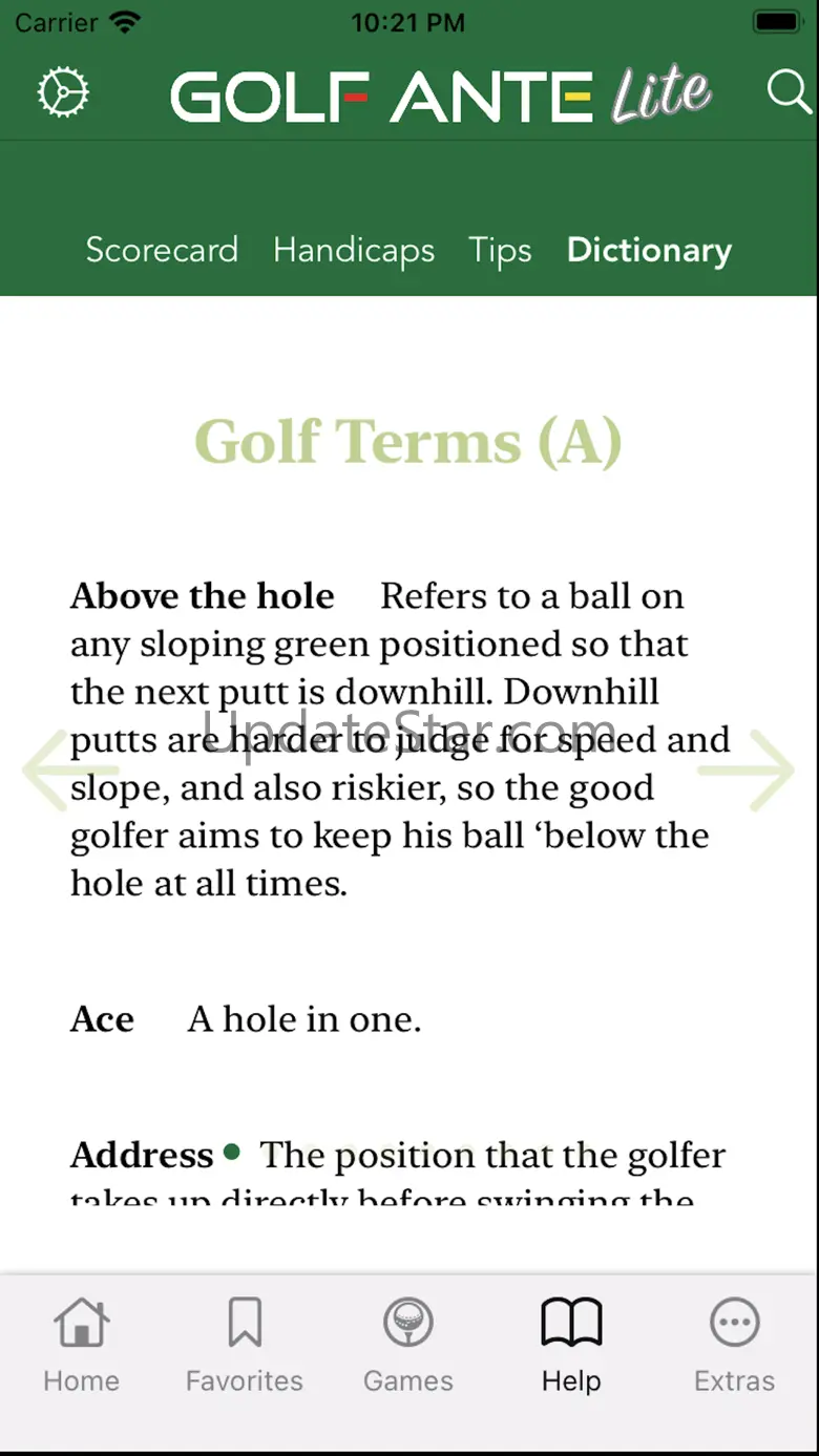Golf Ante Lite 3.0