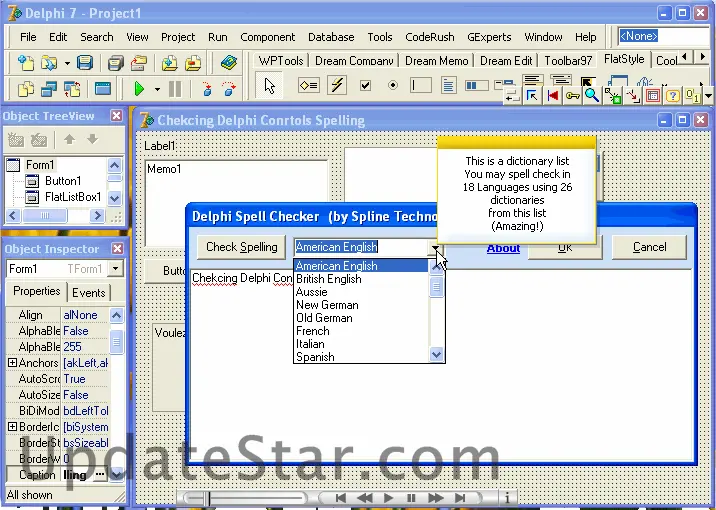 Delphi Spell Checker PRO 3.0