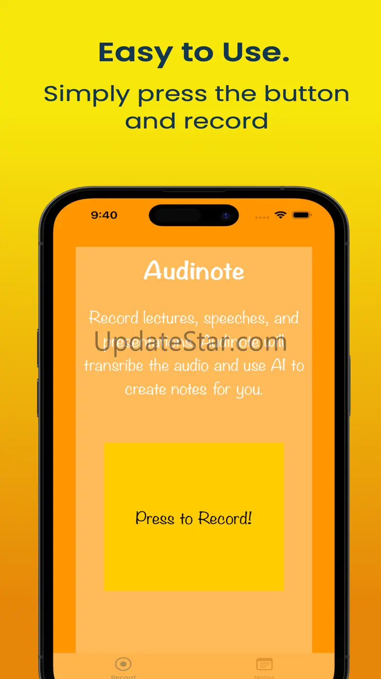 Audinote: Speech to AI Notes 1.1