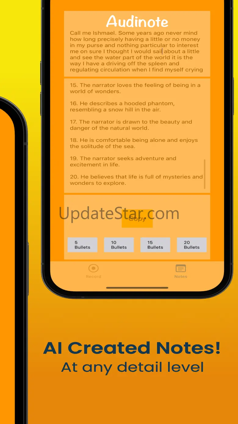 Audinote: Speech to AI Notes 1.1