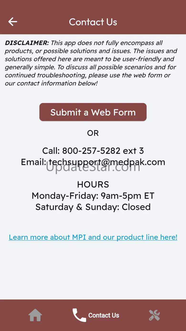 MPI Technical Assistance 1.2.1