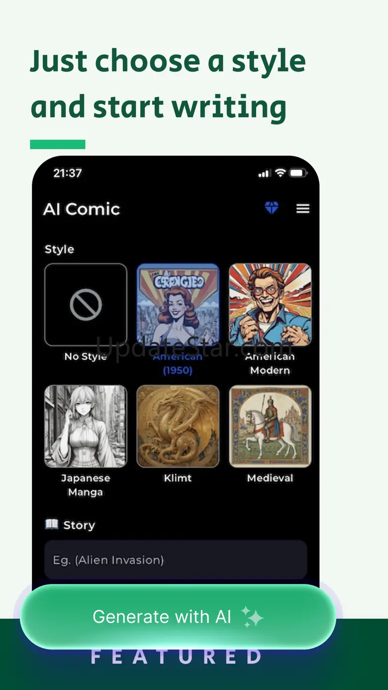 AI Story Generator: Comic Book 1.0.4