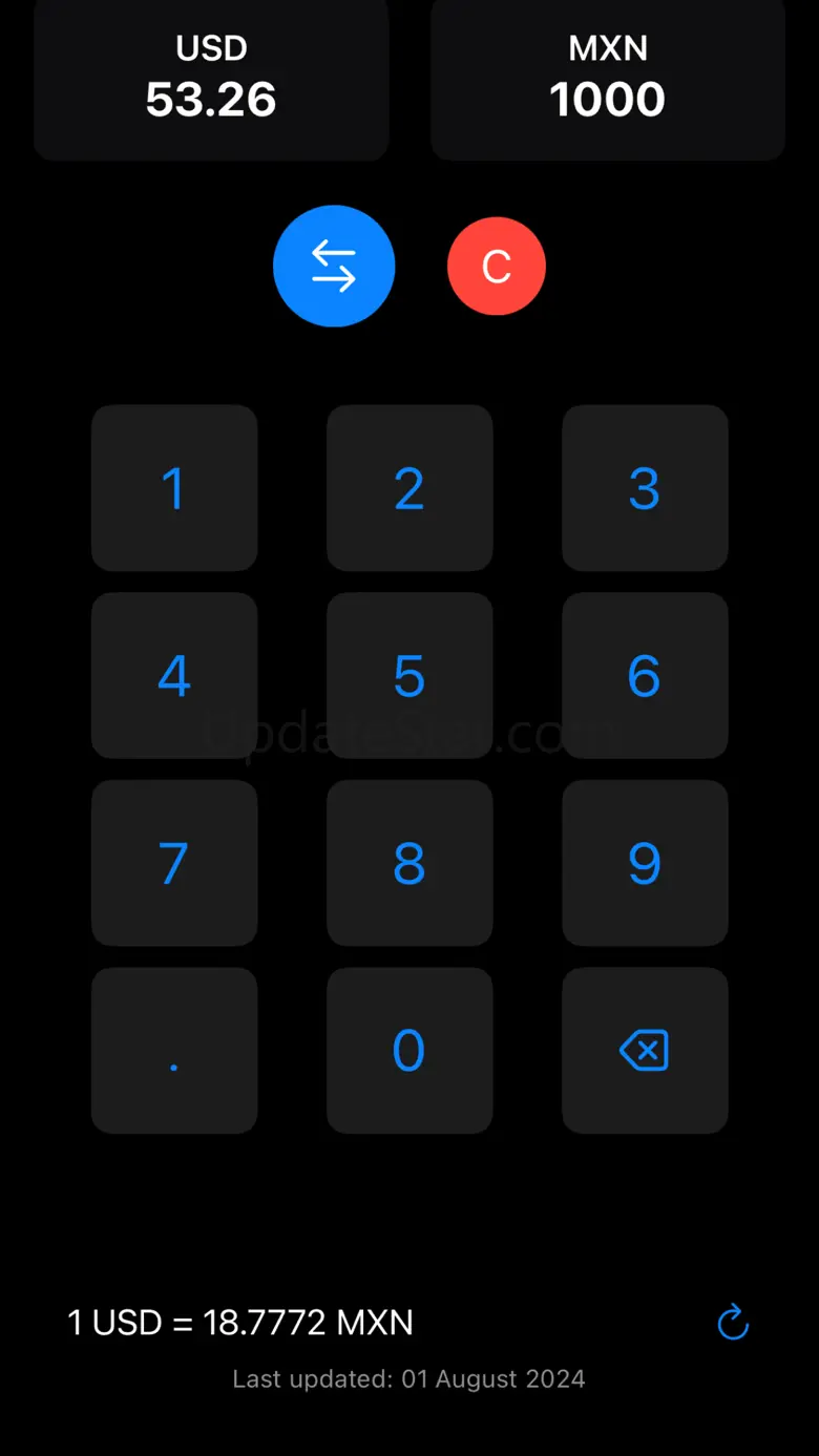 Pesos to Dollars Conversion® 1.0.1