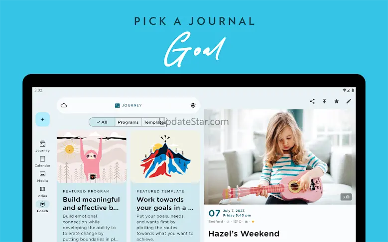 Journey: Diary, Journal, Notes 5.5.3D-play