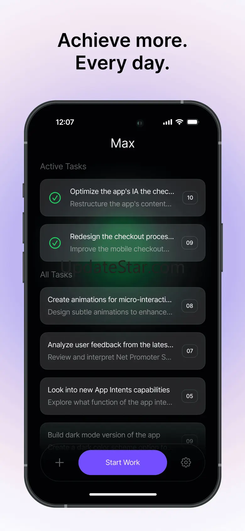 Max - Manage, Act, Excel 1.0.4
