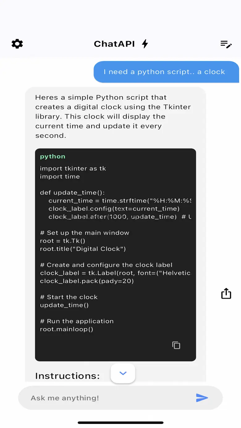 ChatAPI - AI Chat for Less 1.04