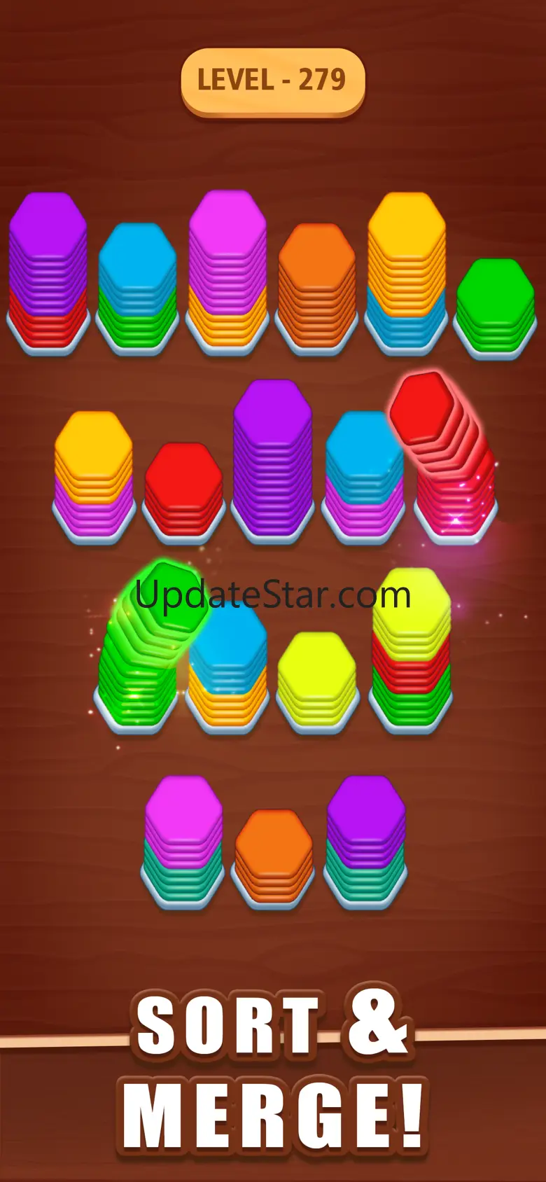 Hexa Sort 3D: Wood Sort Master 1.0