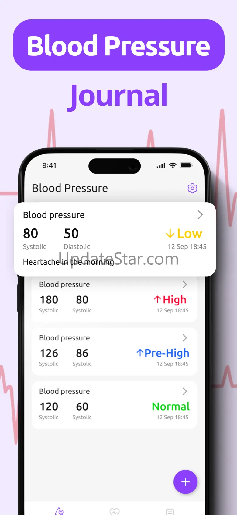 Blood Pressure - Track Stress 1.0.0