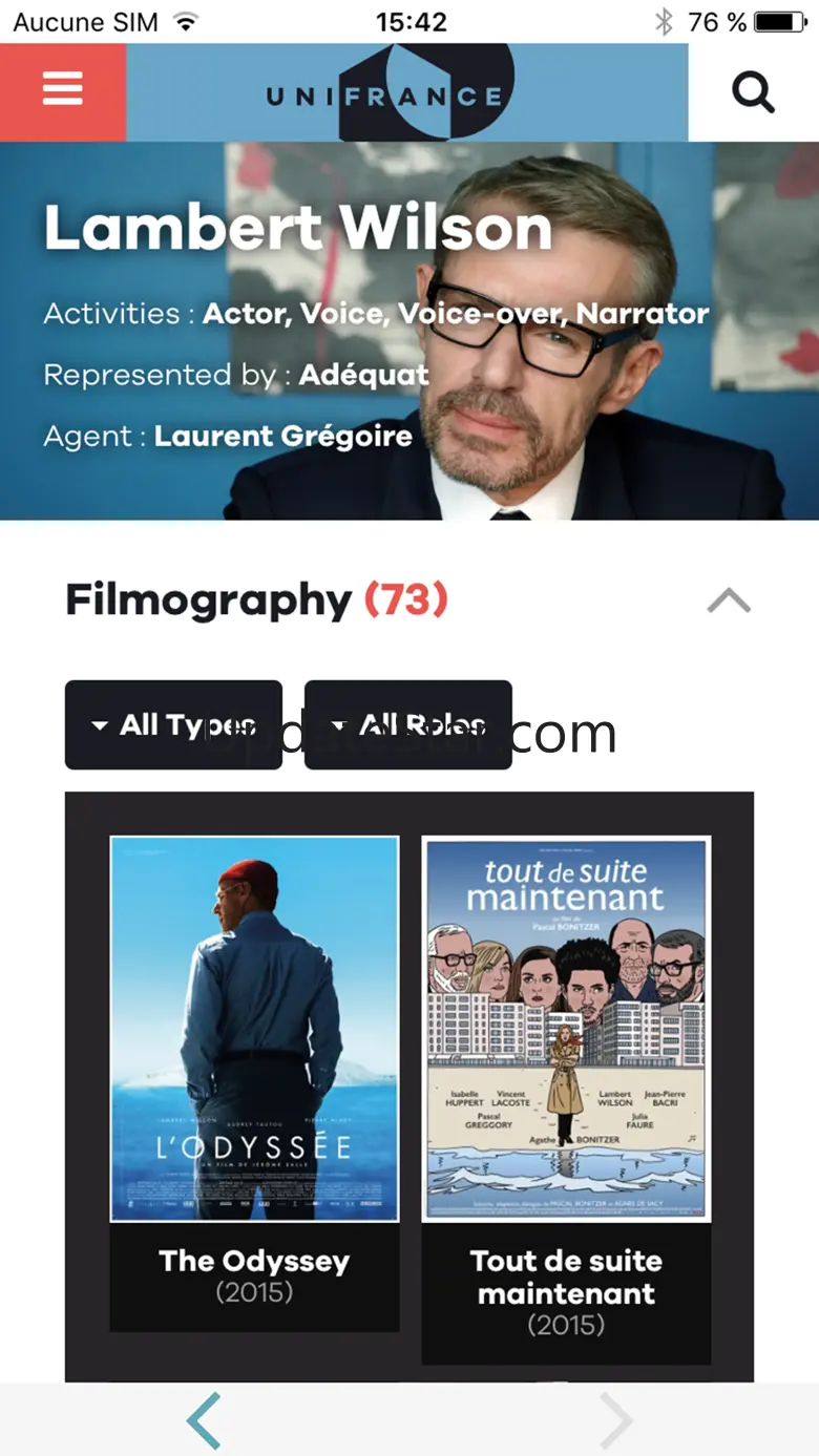 UniFrance 2.5.7