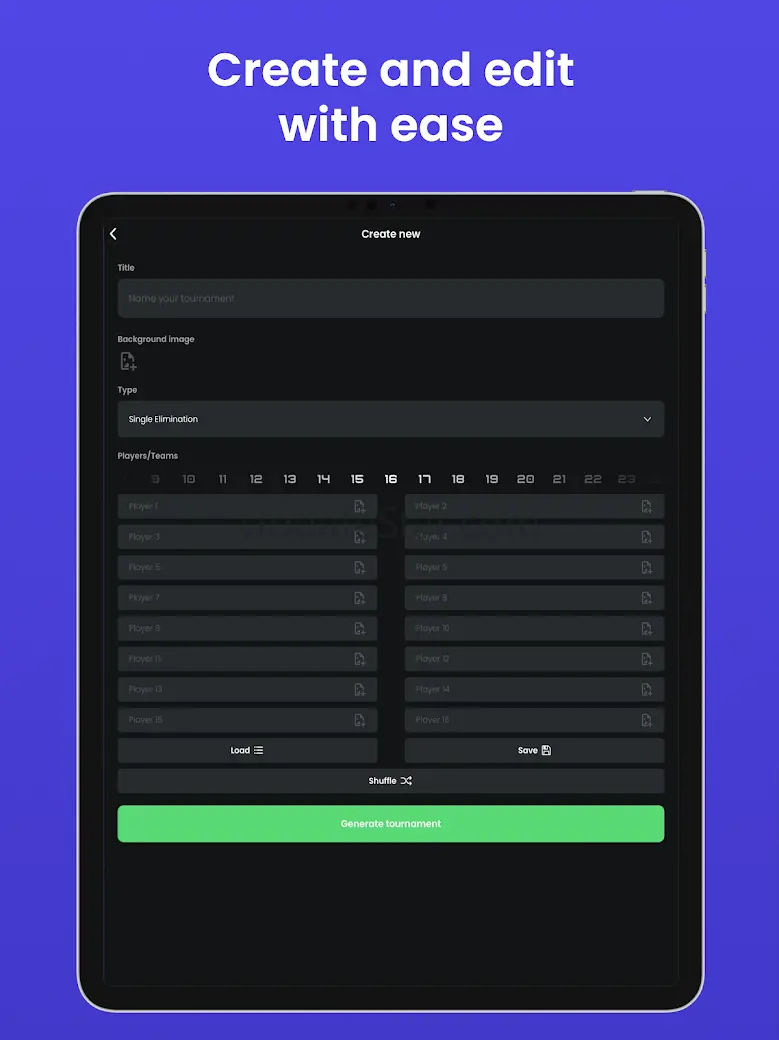 Tourney - Tournament Maker App 1.6.0