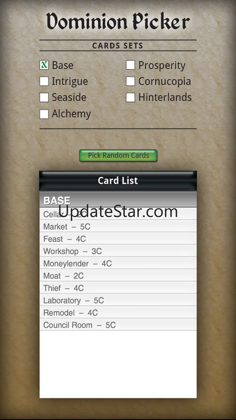 Dominion Card Picker 1.2