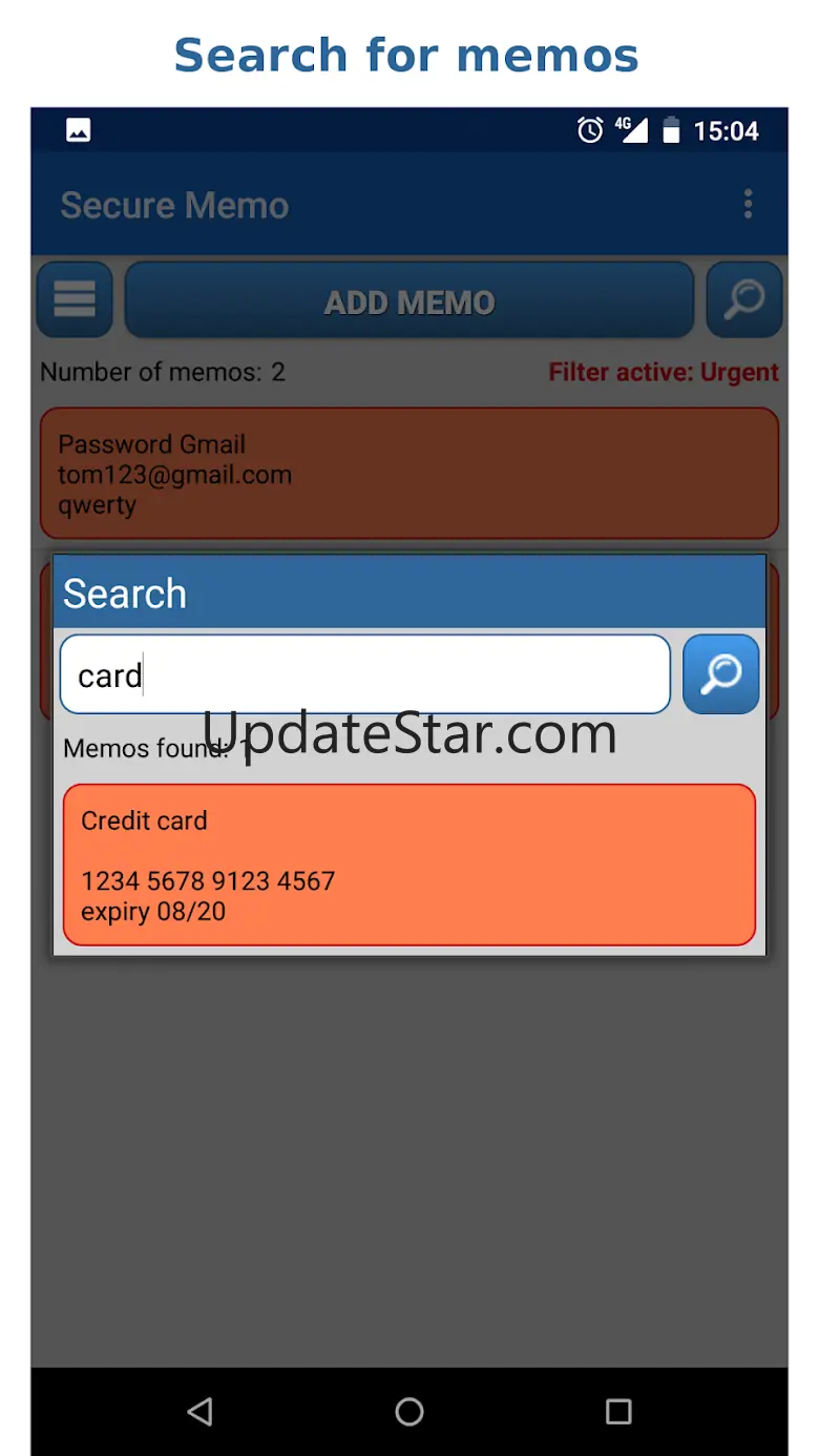 Secure Memo - Encrypted notes 2.3.0