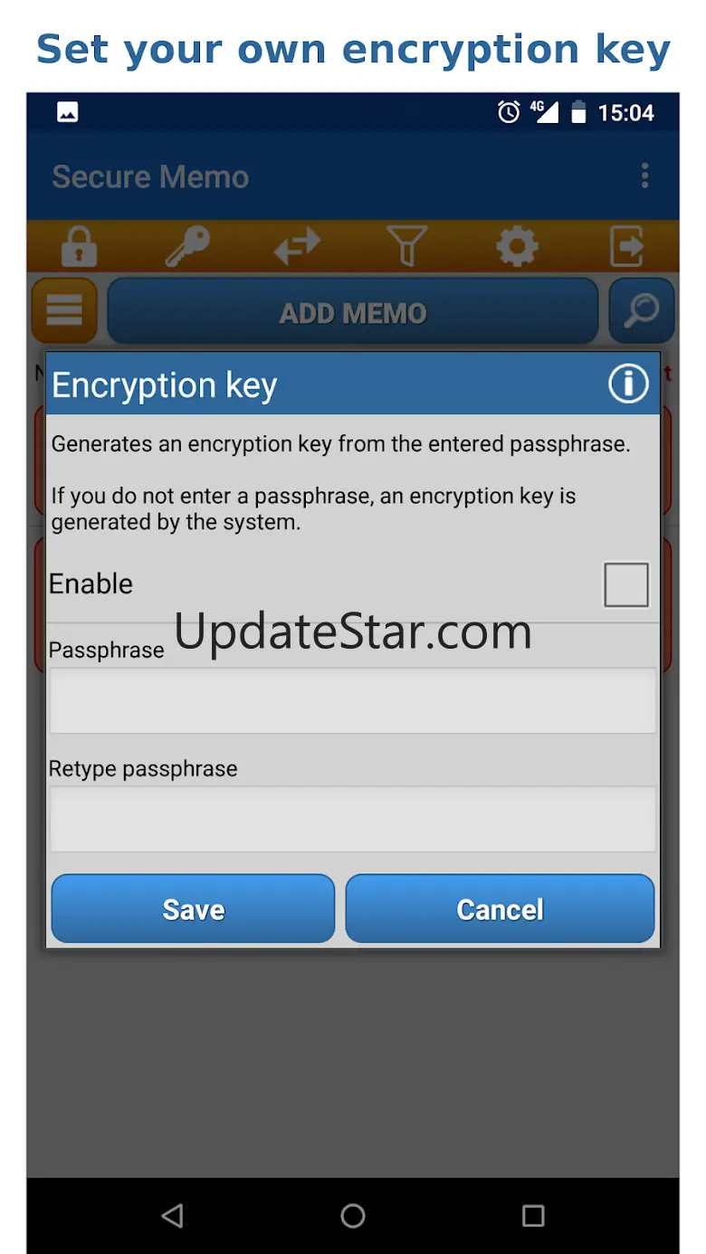 Secure Memo - Encrypted notes 2.3.0