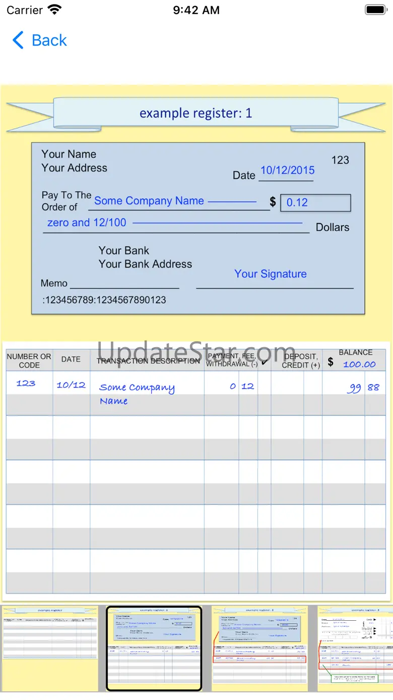 write checks 3.3