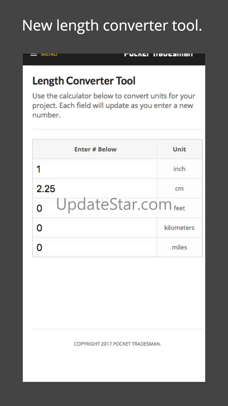 PocketTradesman Pipefitter 2.0.2