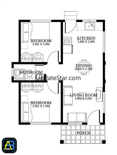 Minimalist Home Floor Plan Des 1.0