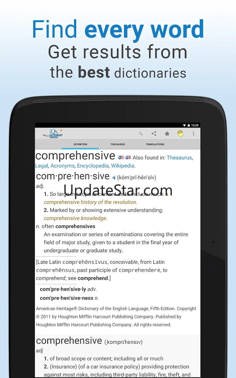 Dictionary Pro 15.6